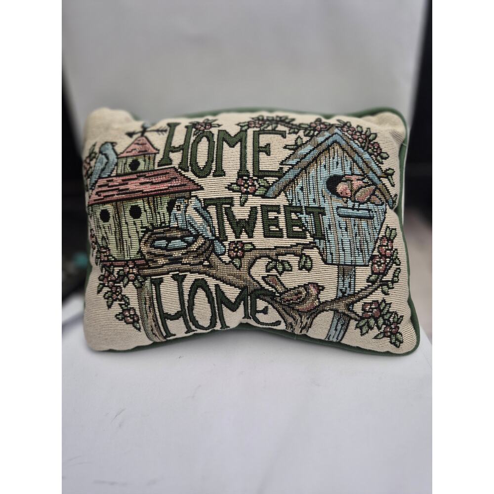 Tapestry Home Tweet Home Pillow - Small 8"x12"
